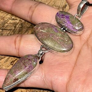 “Peace of Mind Stone” Purpurite Pendant  3 1/2”